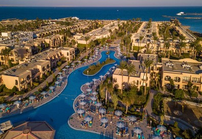 Самолетна почивка в Египет! 7 нощувки на човек на база All inclusive в Ali Baba Palace 0*, Хургада, Червено Море с двупосочен чартърен полет от София - Снимка