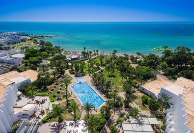 Самолетна почивка в Тунис! 7 нощувки на човек на база All inclusive в Magic Palm Beach 0*, Хамамет, Североизточен Тунис с двупосочен чартърен полет от София - Снимка