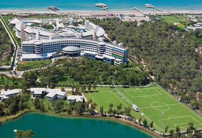 Самолетна почивка в Турция! 7 нощувки на човек на база All inclusive в Cornelia Diamond Golf Resort& Spa 0*, Белек, Турска ривиера с двупосочен чартърен полет от Варна - Снимка