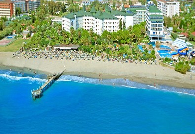 Самолетна почивка в Турция! 7 нощувки на човек на база All inclusive в Mc Beach Resort Hotel 0*, Алания, Турска ривиера с двупосочен чартърен полет от София - Снимка