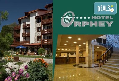 СПА почивка в планината - хотел Орфей 4*, Банско! Нощувка на база All inclusive, топъл вътрешен басейн с джакузи, детски басейн, сауна, парна баня и релакс зона, безплатно за дете до 11.99 г.; - Снимка