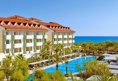 Самолетна почивка в Турция! 4 нощувки на човек на база All inclusive в Sural Resort Hotel 0*, Сиде, Турска ривиера с двупосочен чартърен полет от София - Снимка