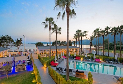 Самолетна почивка в Турция! 7 нощувки на човек на база All inclusive във Voxx Marmaris Beach Resort 0*, Мармарис, Егейска Турция с двупосочен чартърен полет от София - Снимка