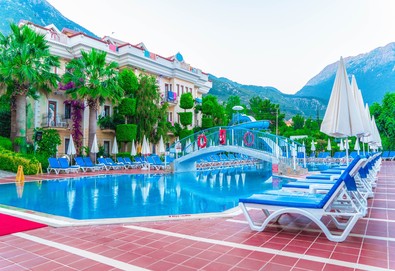 Самолетна почивка в Турция! 7 нощувки на човек на база All inclusive в Yel Holiday Resort Hotel 0*, Fethiye, Егейска Турция с двупосочен чартърен полет от София - Снимка