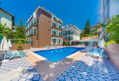 Самолетна почивка в Турция! 7 нощувки на човек на база All inclusive в Kleopatra Atlas Hotel (adults Only 16+) 0*, Алания, Турска ривиера с двупосочен чартърен полет от София - Снимка