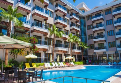 Самолетна почивка в Турция! 7 нощувки на човек на база All inclusive в Sun Beach Park Hotel 4*, Сиде, Турска ривиера с двупосочен чартърен полет от София - Снимка